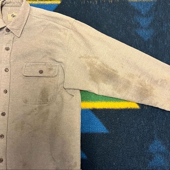 Moose Creek Legendary Clothing Flannel in Gray (L) - Picture 8 of 10